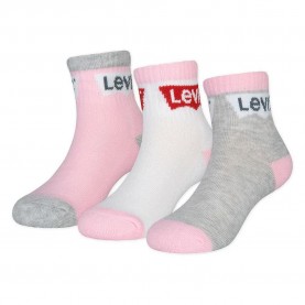 чорапи,детски,чорапи,levi´s,®,batwing,half,long,socks,3,units,pink,(multicolor)