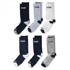 чорапи,детски,чорапи,levi´s,®,box,tab,long,socks,6,units,dress,blues,(multicolor)