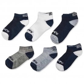 чорапи,детски,чорапи,levi´s,®,box,tab,short,socks,6,units,dress,blues,(multicolor)