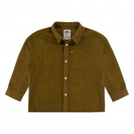 риза,с,дълъг,ръкав,детски,ризи,levi's®,corduroy,long,sleeve,shirt,brown