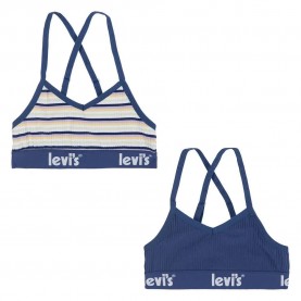 Levi´s ® Fashion V-Neck bra - Blue (Twilight Blue) детско,бельо,levi´s,®,fashion,v,neck,bra,blue,(twilight,blue)