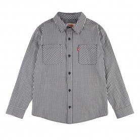 риза,с,дълъг,ръкав,детски,ризи,levi´s,gingham,woven,long,sleeve,shirt,blue