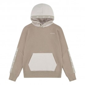 суичър,детски,блузи,levi´s,®,logo,taping,pullover,hoodie,rainy,day,(beige)
