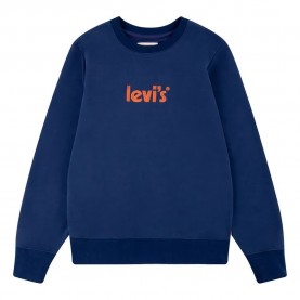 блуза,детски,блузи,levi´s,®,poster,logo,sweatshirt,blue,(naval,academy)