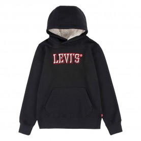 суичър,детски,блузи,levi´s,sherpa,lined,pullover,hoodie,black