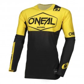 блуза,с,дълъг,ръкав,мъжки,тениски,дамски,тениски,oneal,mayhem,hexx,long,sleeve,jersey,yellow,black,(black,yellow)