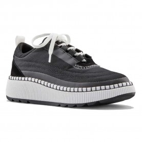 обувки,дамски,маратонки,cougar,shoes,sayah,nylon,suede,trainers,black,white,(grey)