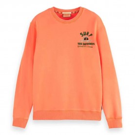 блуза,мъжки,пуловери,scotch,&,soda,174496,sweatshirt,orange,(siren)