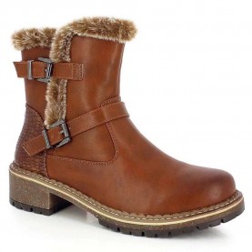 дамски,боти,дамски,високи,обувки,за,ходене,kimberfeel,loe,booties,brown,(brown)