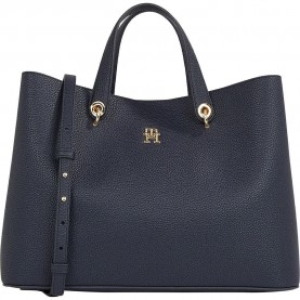 чанта,всички,чанти,tommy,hilfiger,emblem,satchel,bag,blue