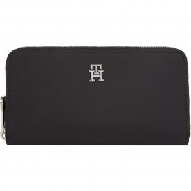портфейли,и,портмонета,tommy,hilfiger,poppy,large,za,wallet,black,(black)