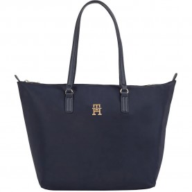 пазарска,чанта,всички,чанти,tommy,hilfiger,poppy,shopper,bag,blue