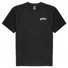 тениска,мъжки,тениски,poler,wavy,short,sleeve,t,shirt,black,(black)