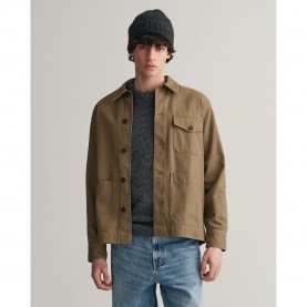 мъжки,якета,gant,brushed,twill,over,overshirt,brown