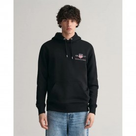 суичър,мъжки,пуловери,gant,medium,archive,shield,regular,fit,hoodie,black,(black)