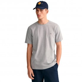 тениска,мъжки,тениски,gant,2003184,regular,fit,short,sleeve,t,shirt,grey,melange,(grey)