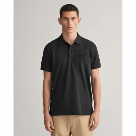 мъжки,блузи,с,яка,gant,reg,tonal,shield,rugger,short,sleeve,polo,black,(black)