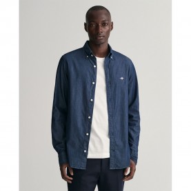 риза,с,дълъг,ръкав,мъжки,ризи,gant,slim,indigo,bd,long,sleeve,shirt,blue