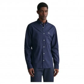 риза,с,дълъг,ръкав,мъжки,ризи,gant,slim,long,sleeve,shirt,marine,(blue)