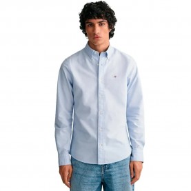 риза,с,дълъг,ръкав,мъжки,ризи,gant,slim,oxford,long,sleeve,shirt,light,blue,(blue)