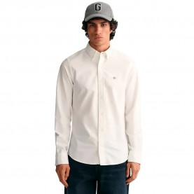 риза,с,дълъг,ръкав,мъжки,ризи,gant,slim,oxford,long,sleeve,shirt,white