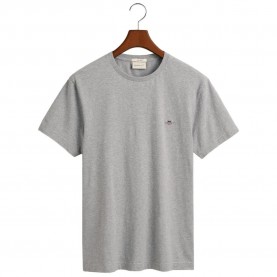 тениска,мъжки,тениски,gant,slim,shield,short,sleeve,t,shirt,grey,melange,(grey)