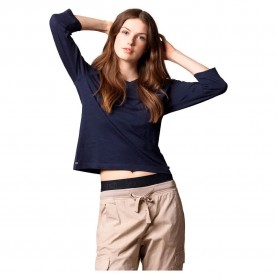 тениска,дамски,тениски,sea,ranch,kaya,3,4,sleeve,v,neck,t,shirt,blue,(sr,navy)