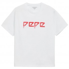 тениска,мъжки,тениски,pepe,jeans,50th,anniversary,8,short,sleeve,t,shirt,white,(white)