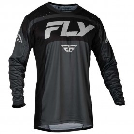 блуза,с,дълъг,ръкав,мъжки,тениски,дамски,тениски,fly,racing,lite,long,sleeve,jersey,black,grey,(black,grey)