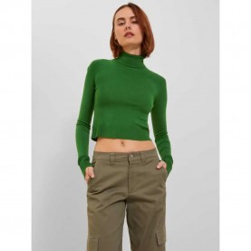 блуза,дамски,пуловери,дамски,плетени,дрехи,jack,&,jones,mia,soft,cropped,jjxx,high,neck,sweater,green,(formal,garden)