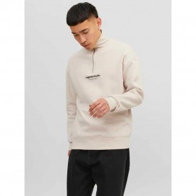 блуза,мъжки,пуловери,jack,&,jones,vesterbro,sweat,quarter,zip,hn,sn,half,zip,sweatshirt,moonbeam,(beige)
