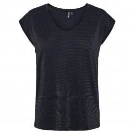 тениска,дамски,тениски,pieces,billo,short,sleeve,v,neck,t,shirt,blue,(sky,captain,detail,multi,lurex)