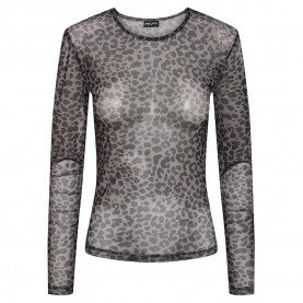 тениска,дамски,тениски,pieces,ninni,long,sleeve,t,shirt,grey,(black,aop,leo)