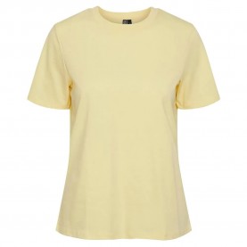 тениска,дамски,тениски,pieces,ria,solid,short,sleeve,t,shirt,yellow,(pale,banana)