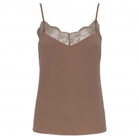 тениска,дамски,тениски,pieces,tiffany,strap,lace,sleeveless,t,shirt,fossil,(brown)