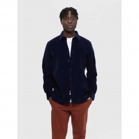 риза,с,дълъг,ръкав,мъжки,ризи,selected,regowen,cord,long,sleeve,shirt,blue,(navy,blazer)