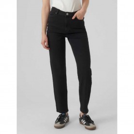 Дънки Vero moda Linda Mom Fit Gu164 high waist jeans - Black (Black) дънки,дамски,панталони,vero,moda,linda,mom,fit,gu164,high,waist,jeans,black,(black)