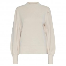 блуза,дамски,пуловери,дамски,плетени,дрехи,yas,fonny,high,neck,sweater,birch,(beige)