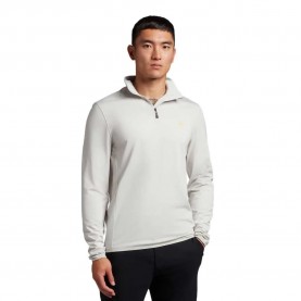 блуза,мъжки,пуловери,lyle,&,scott,tonal,eagle,half,zip,sweater,pebble,(white)
