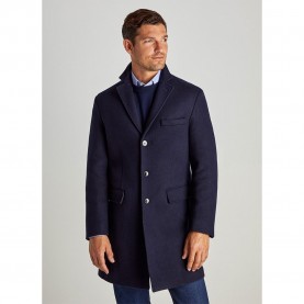 палто,мъжки,якета,façonnable,jersey,wool,coat,blue