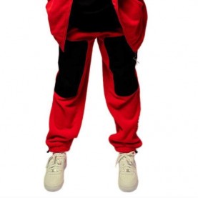 анцуг,дамски,панталони,grimey,back,at,you,polar,fleece,sweat,pants,red