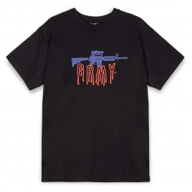 тениска,мъжки,тениски,grimey,back,at,you,regular,short,sleeve,t,shirt,black,(black)