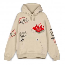 суичър,мъжки,пуловери,grimey,back,at,you,wide,hole,vintage,hoodie,cream,(beige)