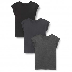 тениска,дамски,тениски,build,your,brand,by021a,short,sleeve,t,shirt,3,units,black,navy,charcoal,(multicolor)