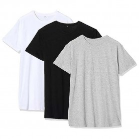 тениска,мъжки,тениски,build,your,brand,by028a,short,sleeve,t,shirt,3,units,black,heather,grey,white,(multicolor)