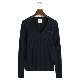 блуза,дамски,пуловери,дамски,плетени,дрехи,gant,4800101,sweater,evening,blue,(blue)