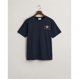 тениска,мъжки,тениски,gant,reg,archive,shield,emb,short,sleeve,t,shirt,blue