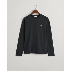 тениска,мъжки,тениски,gant,reg,shield,long,sleeve,t,shirt,black