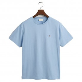 тениска,мъжки,тениски,gant,2003184,regular,fit,short,sleeve,t,shirt,capri,blue,(blue)