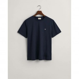 тениска,мъжки,тениски,gant,2003184,regular,fit,short,sleeve,t,shirt,evening,blue,(blue)